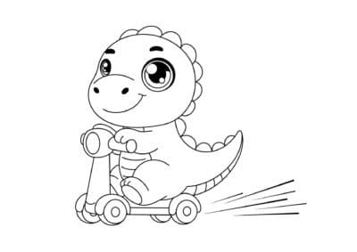 tegning af dinosaur 56