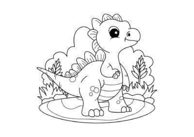 tegning af dinosaur 64