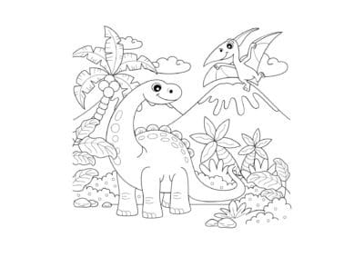 tegning af dinosaur 68