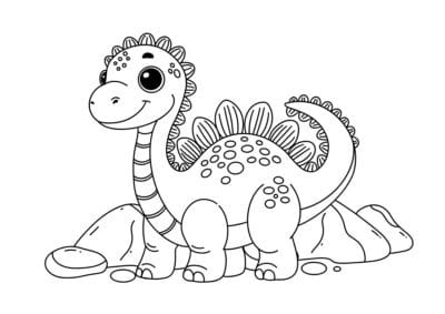 tegning af dinosaur 72