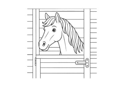 tegning af hest 94