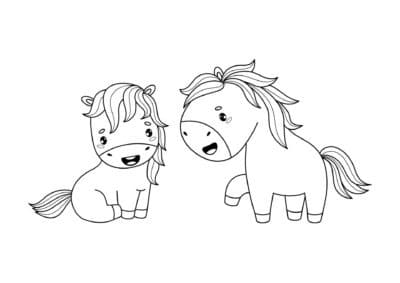 tegning af hest 97