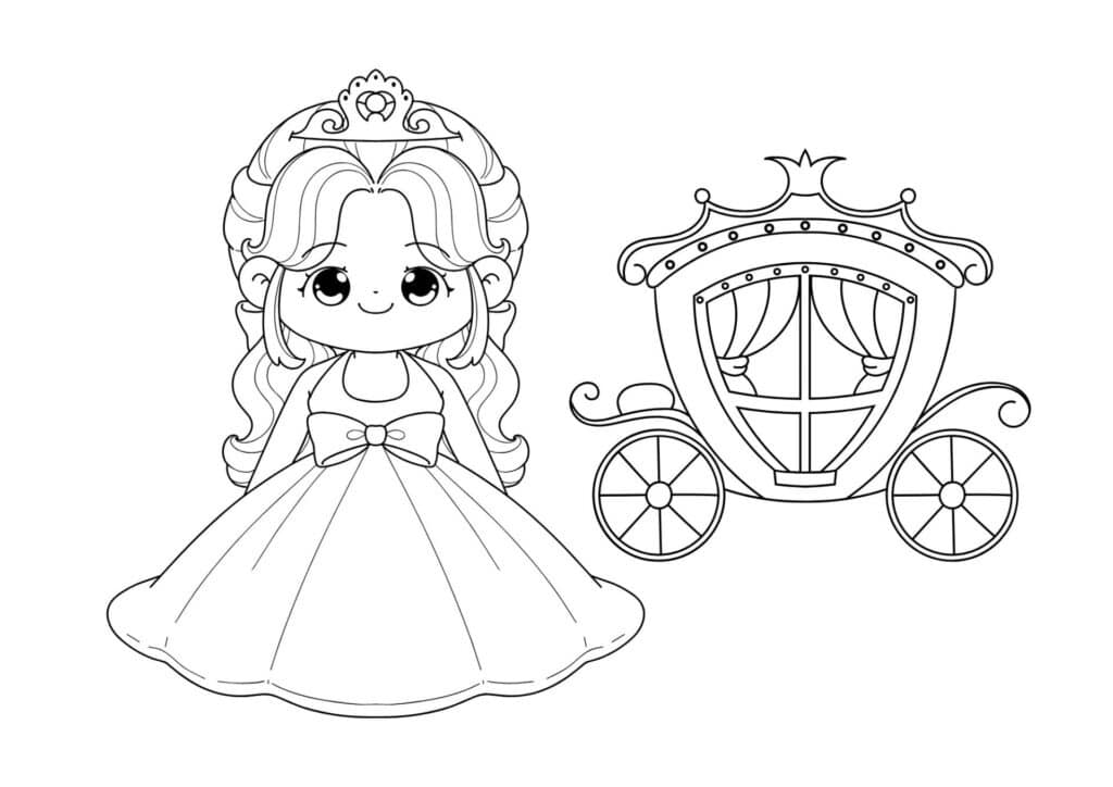 prinsesse tegning 21