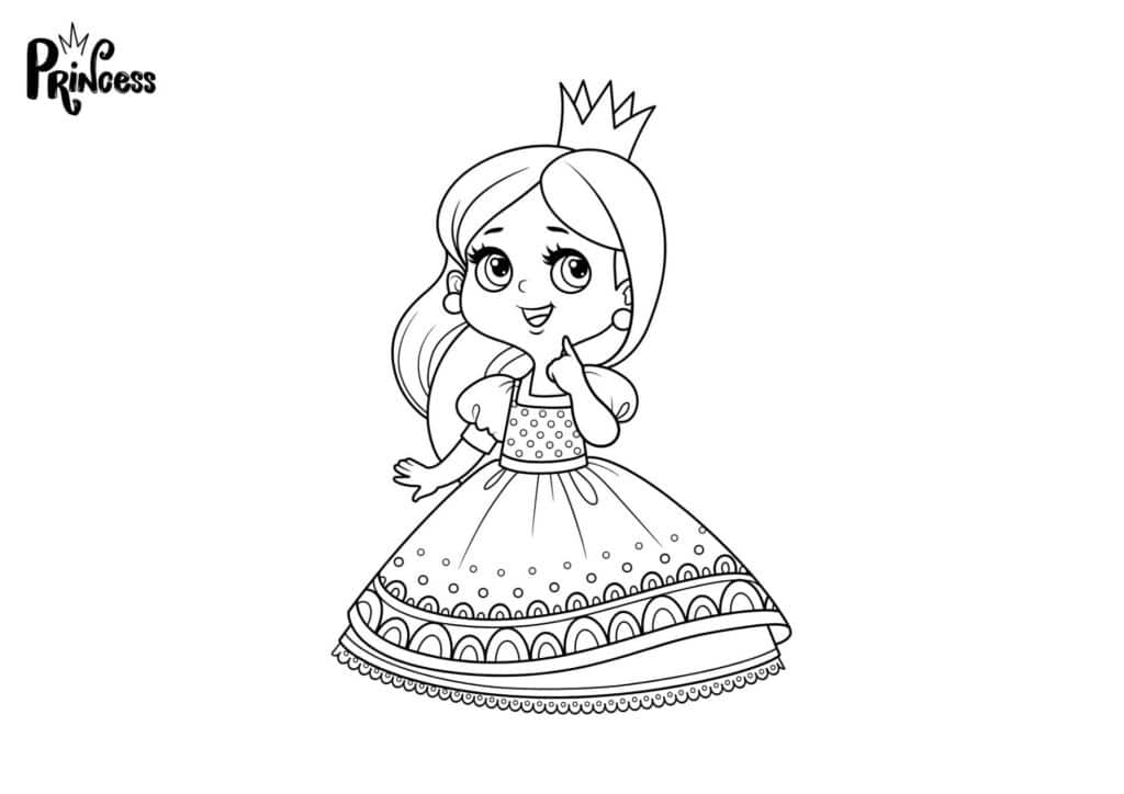 prinsesse tegning 28