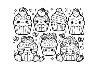 tegning af cupcakes 4