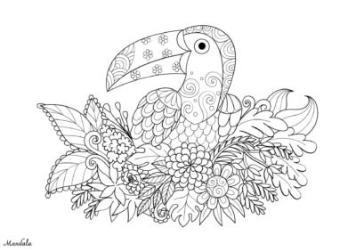 mandala tegning 124