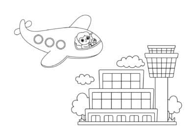 tegning af fly 10