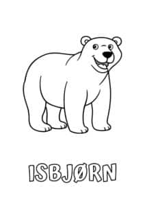 dyr med seks plus bogstaver isbjoern 1