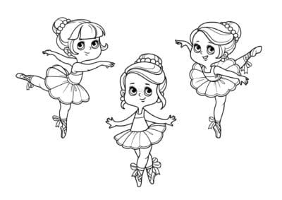 tegning af balletdanser 1