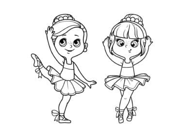 tegning af balletdanser 9