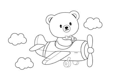 tegning af bamse 23