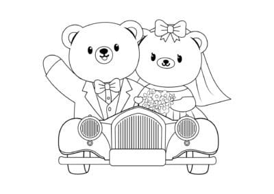 tegning af bamse 24