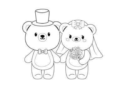 tegning af bamse 26