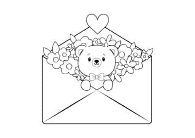 tegning af bamse 29