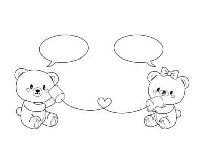 tegning af bamse 30