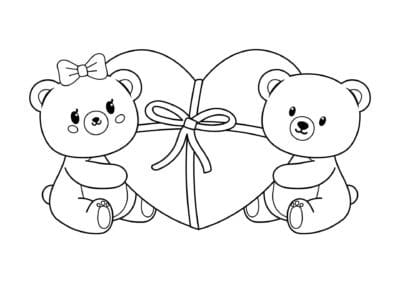 tegning af bamse 31
