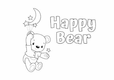tegning af bamse 33