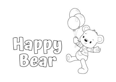 tegning af bamse 35