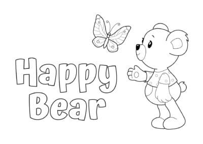 tegning af bamse 37