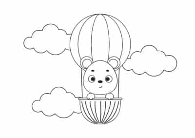 tegning af bamse 41