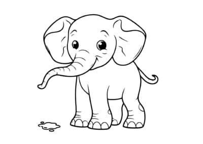 tegning af elefant 10