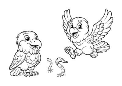 tegning af fugl 39