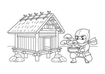 tegning af ninja 26