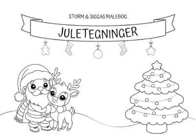 malebog juletegninger