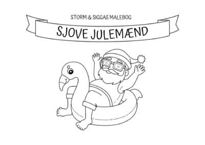 malebog sjov julemand