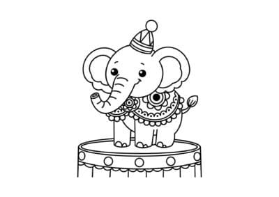 tegning af cirkus 15