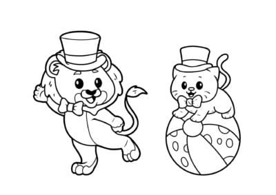 tegning af cirkus 28