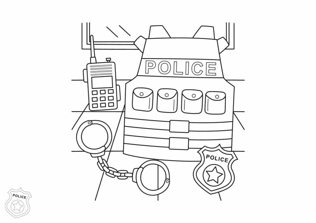 tegning af politistation 1