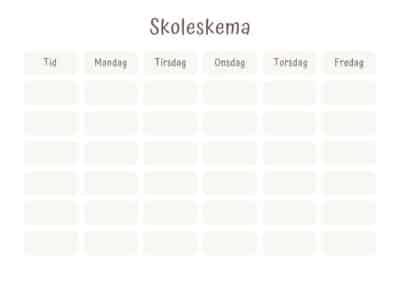 skoleskema 11