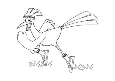 tegning af fugl 36