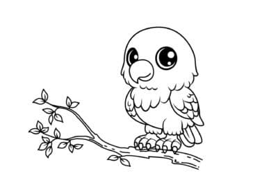 tegning af fugl 37