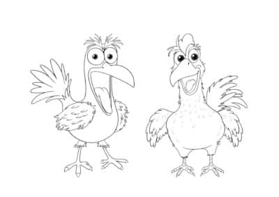 tegning af hoens 5