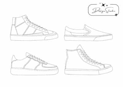 tegning af sneakers 8