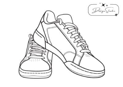 tegning af sneakers 9