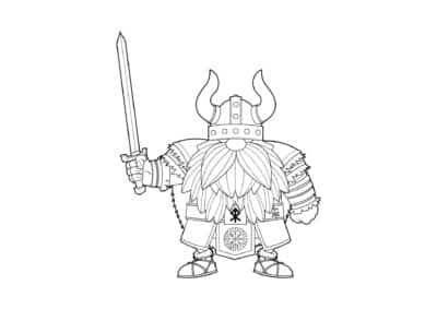 tegning af viking 1
