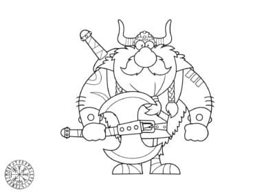 tegning af viking 4