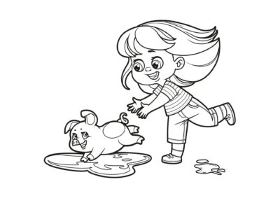 tegninger af gris 18