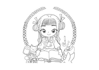 Manga tegning 34