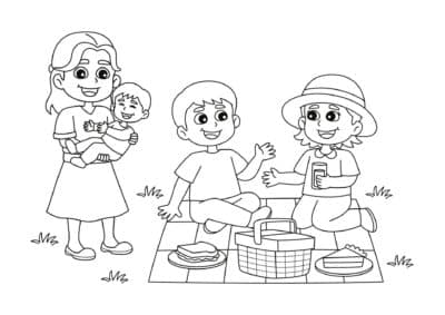 tegning af familie 1