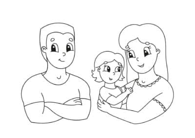 tegning af familie 2