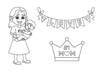 tegning mors dag 5