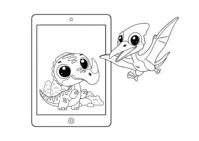 tegning af ipad 1