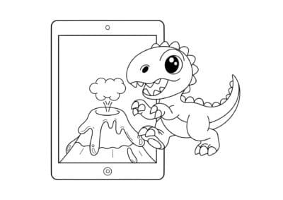 tegning af ipad 14