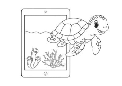 tegning af ipad 3