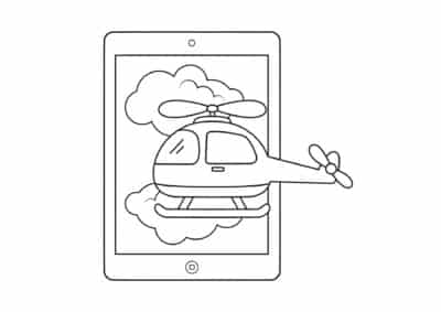 tegning af ipad 5