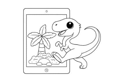 tegning af ipad 6